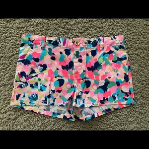 Lilly Pulitzer GIRLS Shorts size 12 Pina Colada